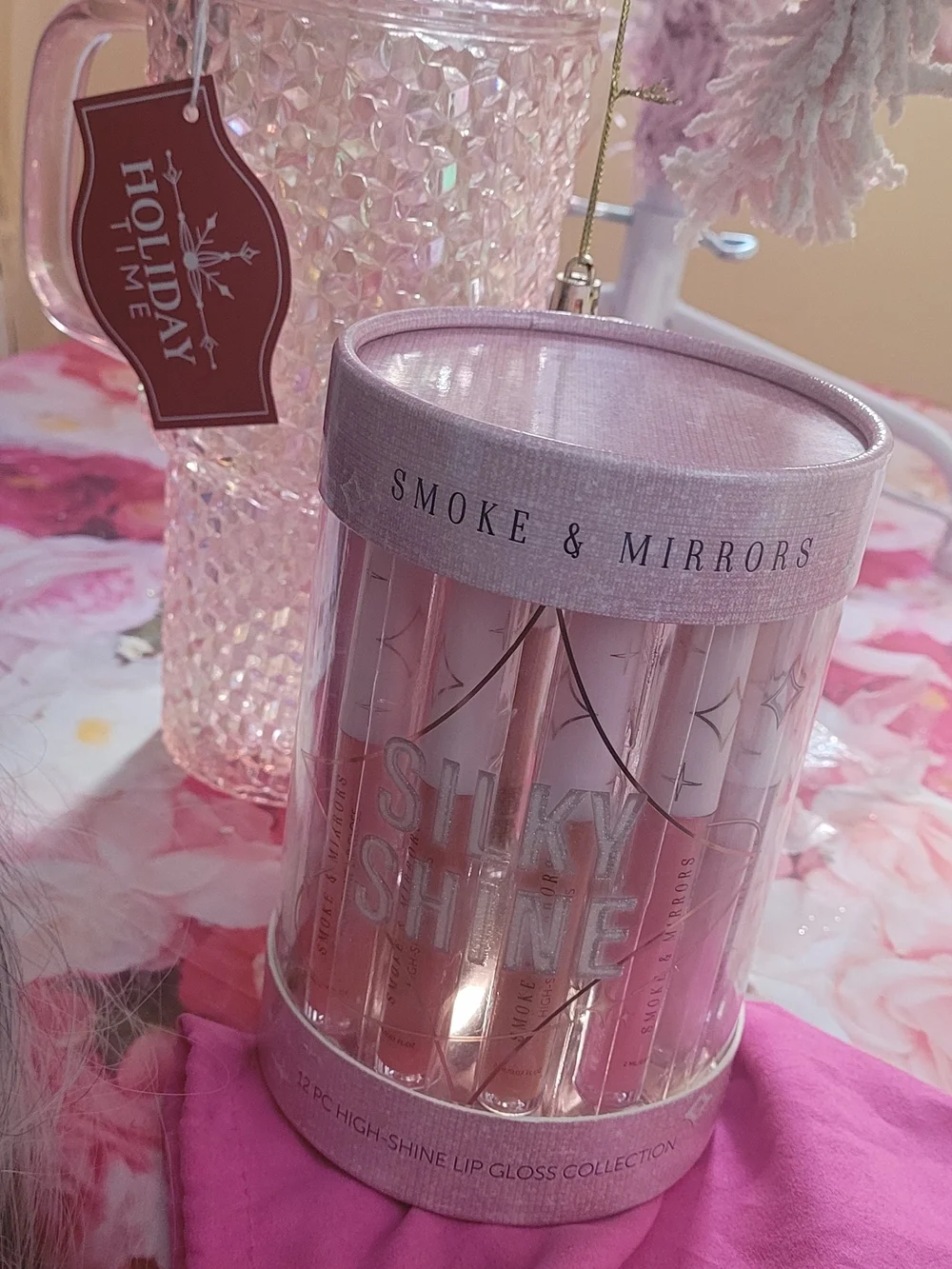 Silky Shine Pink Lip Gloss Set by Smoke & Mirrors